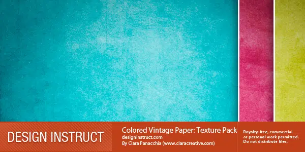 Colored Vintage Paper Textures