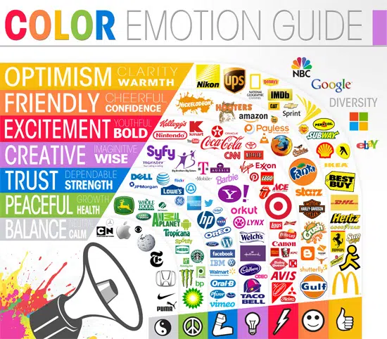 Helpful Infographics and Cheats for Designers logo colors