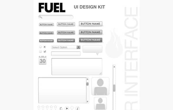 Web UI Wireframe Kit