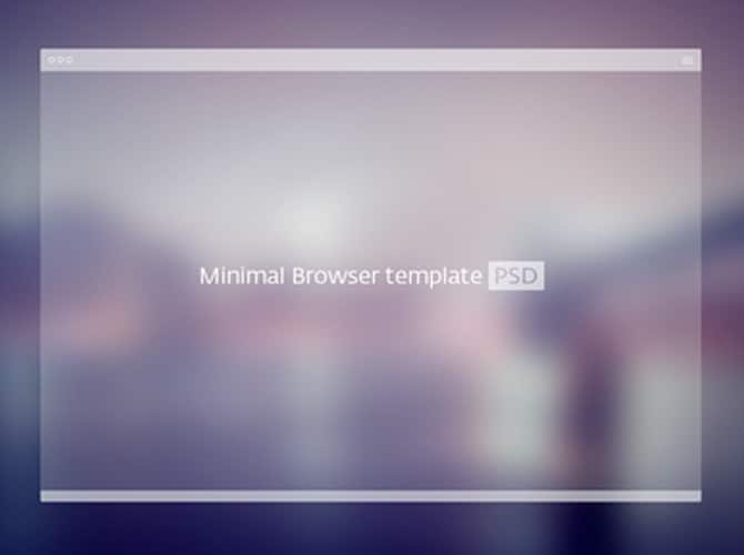 Simple Browser Free PSD