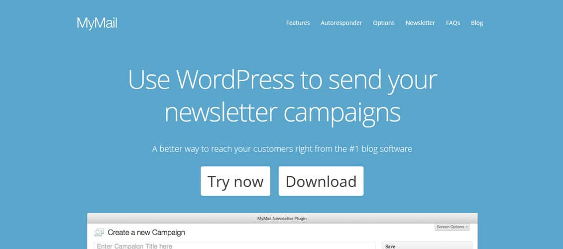 Email Newsletter Plugin MyMail - Email Newsletter Plugin for WordPress