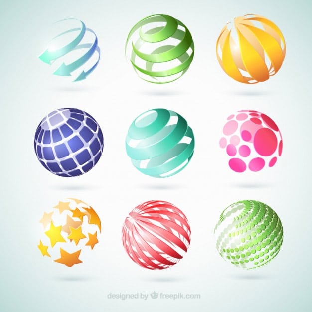 Abstract-globes