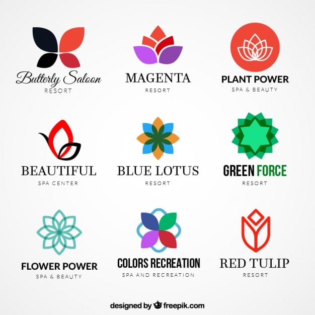Variety-of-floral-logos