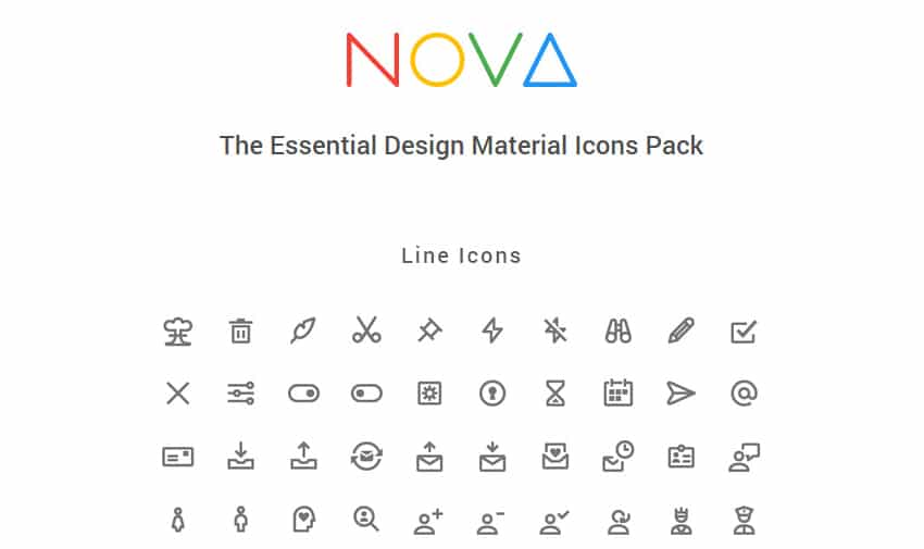 Nova-350-Material-Style-Icons