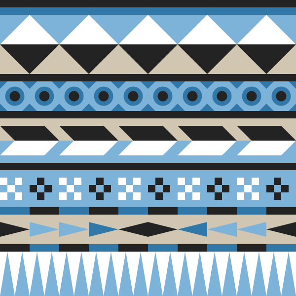 15 How to Create an Easy Geometric Aztec Pattern in Inkscape