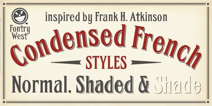 FHA Condensed French Font