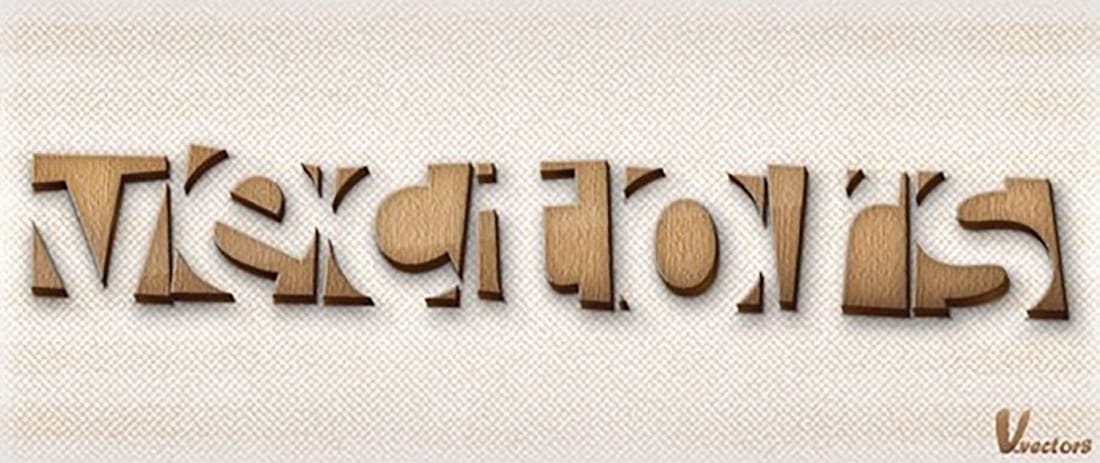 18 How to create a Wooden Text Effect