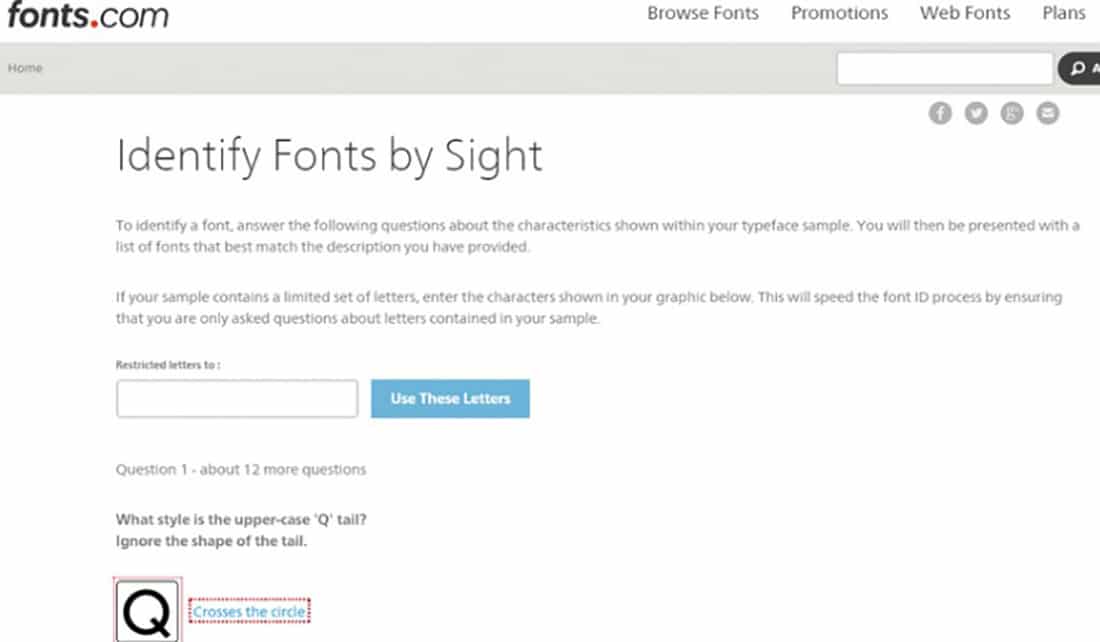 5 Identify Fonts by Sight