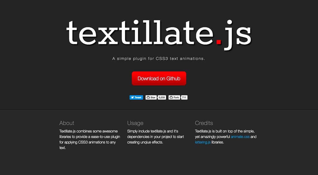 15 Textillate.js