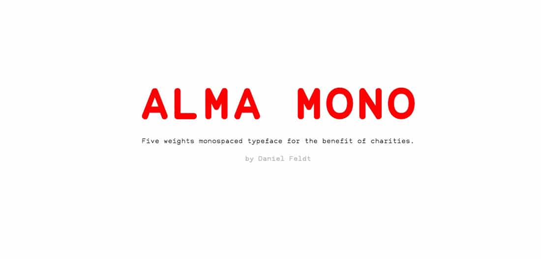 23 Alma Mono Contemporary Font