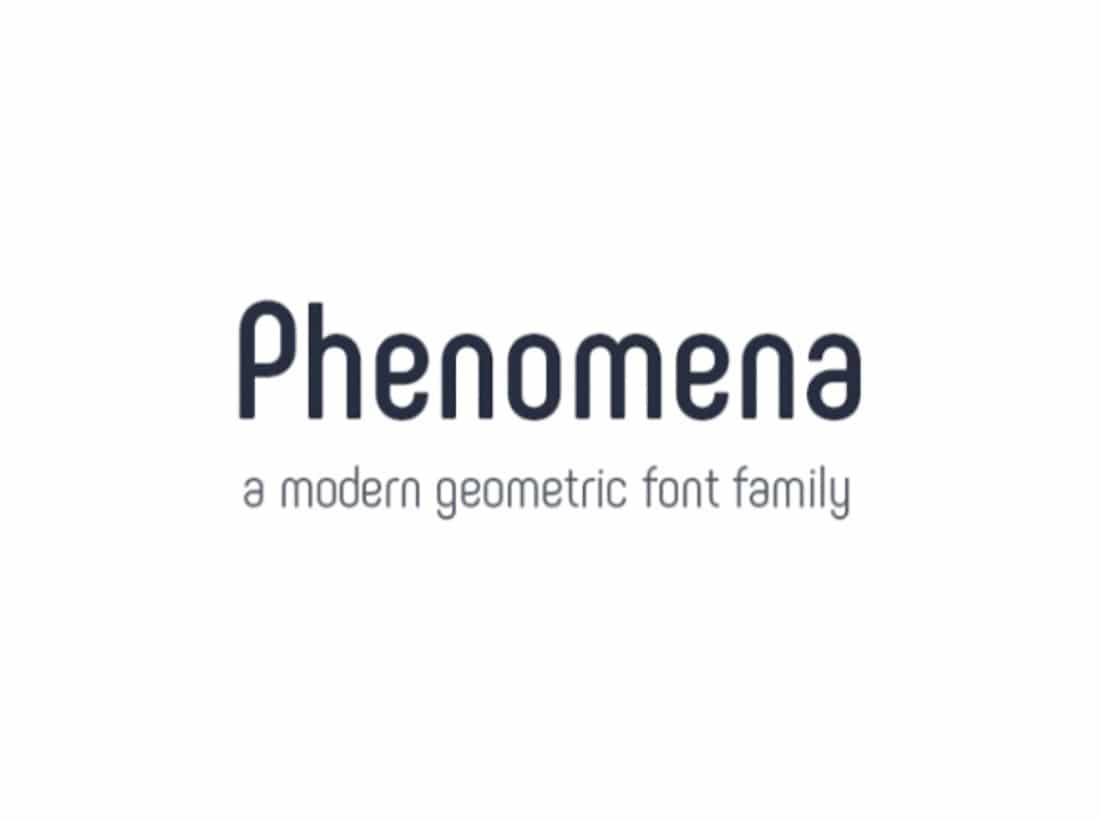 24 Phenomena Contemporary Font