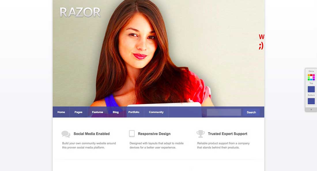 20 Razor Dating WordPress Theme