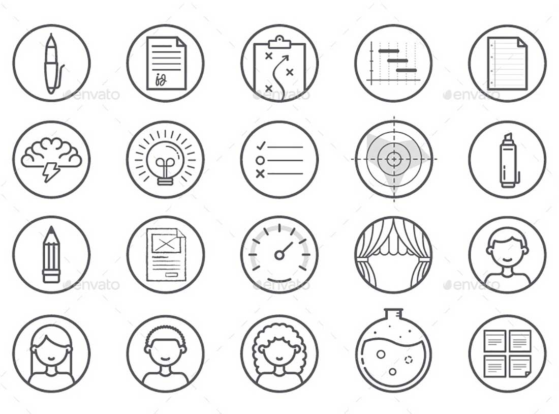 11 UX Workflow - Icons
