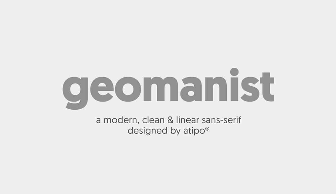 17 Geomanist Free Elegant Font