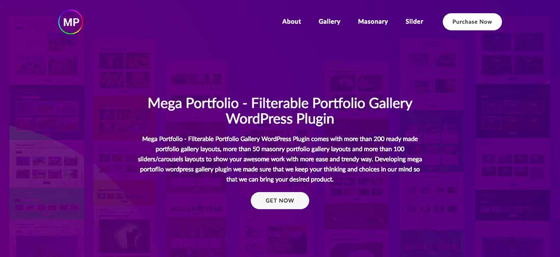 9 Mega Portfolio - Filterable Portfolio Gallery Responsive WordPress Plugin