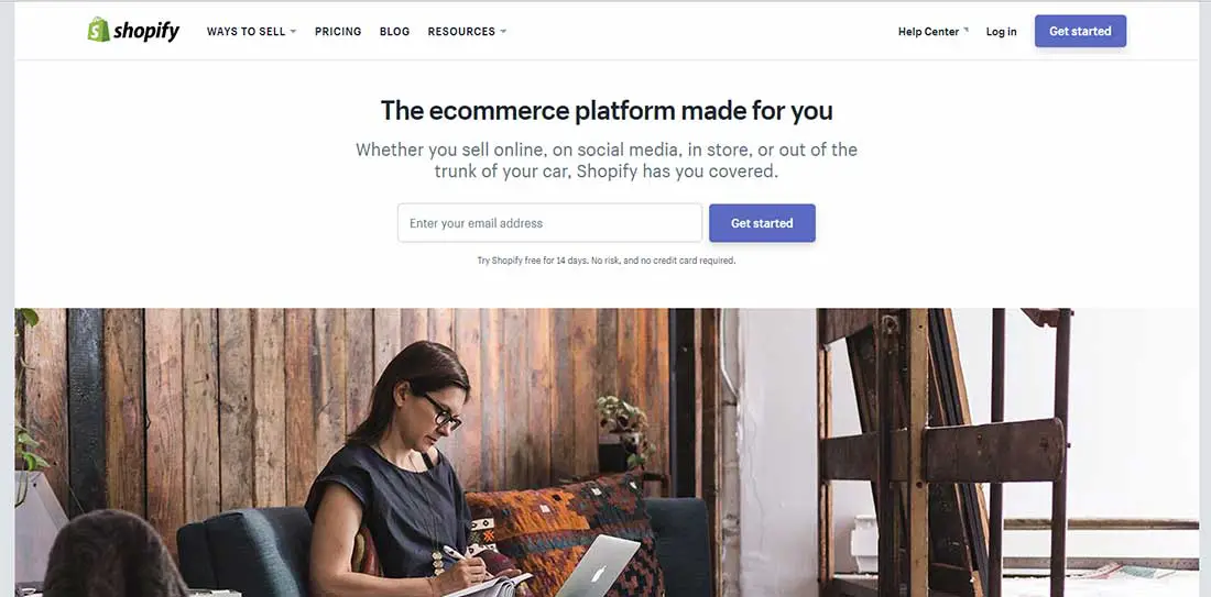 Ecommerce Software Shopping Cart Platform shopify