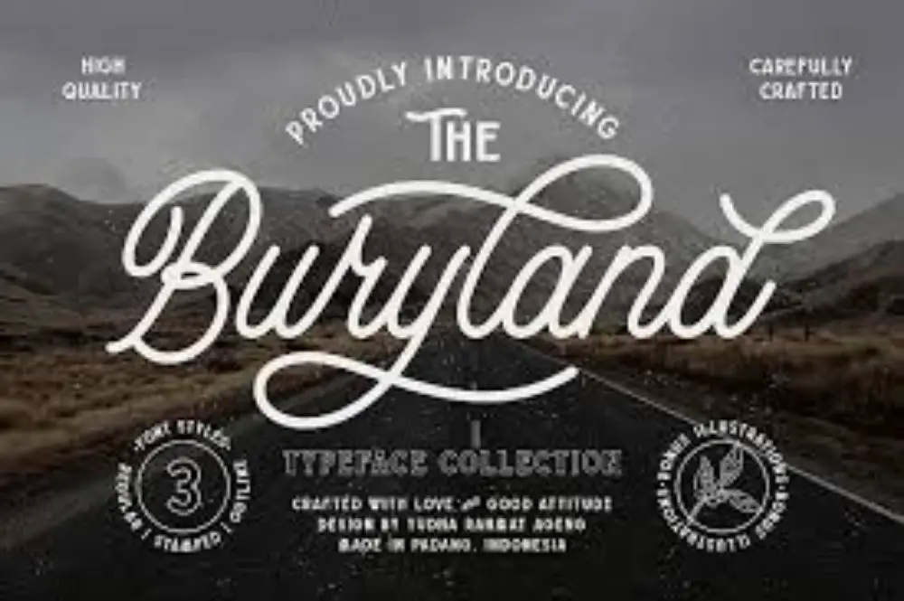 Buryland-Cursive-Free Flow-Adventure