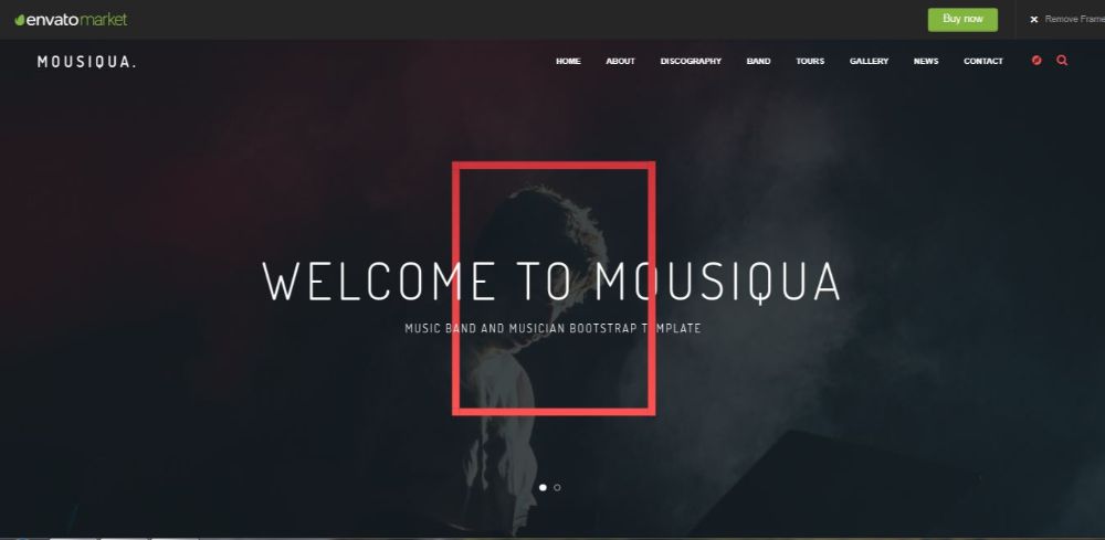 Mousiqua - Music Band Html Template