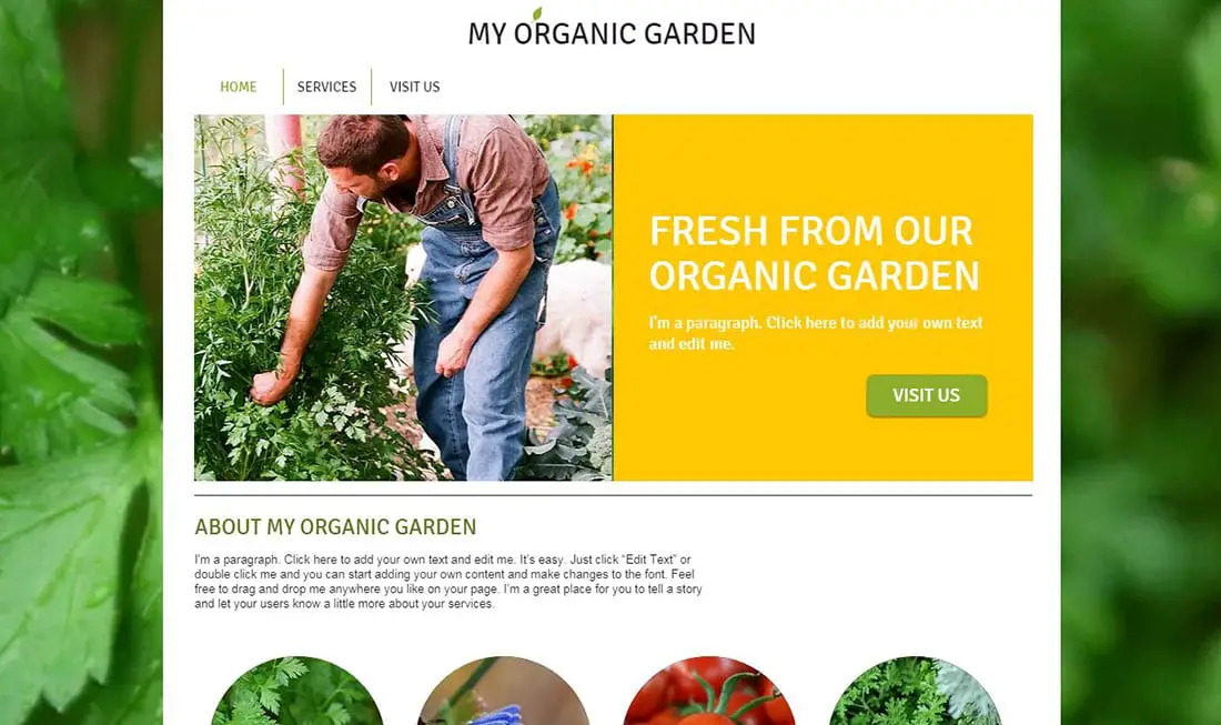 20 Beautiful Home And Garden Website Templates
