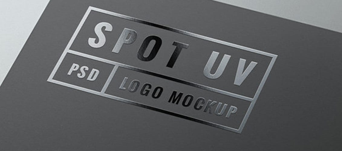 Spot UV Logo MockUp