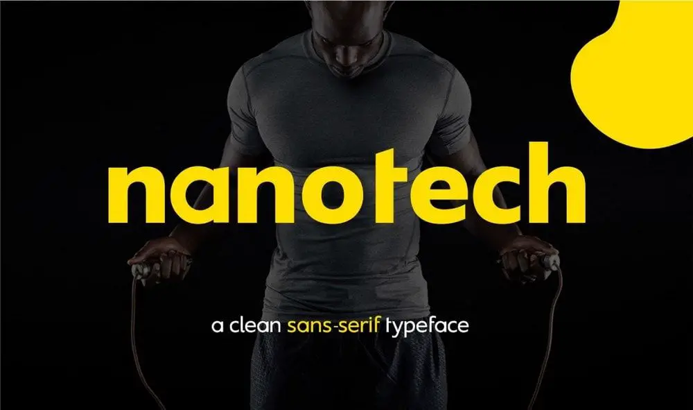 free font - nanotech