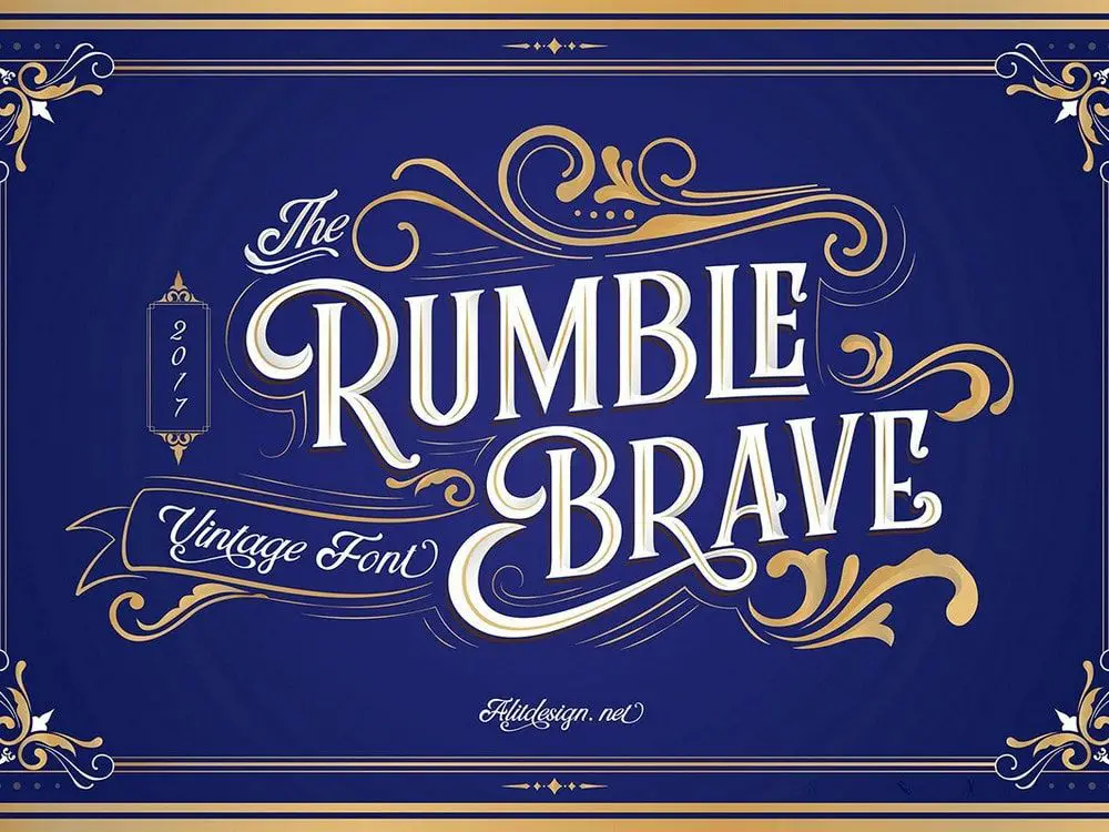 Free font - Rumble Brave