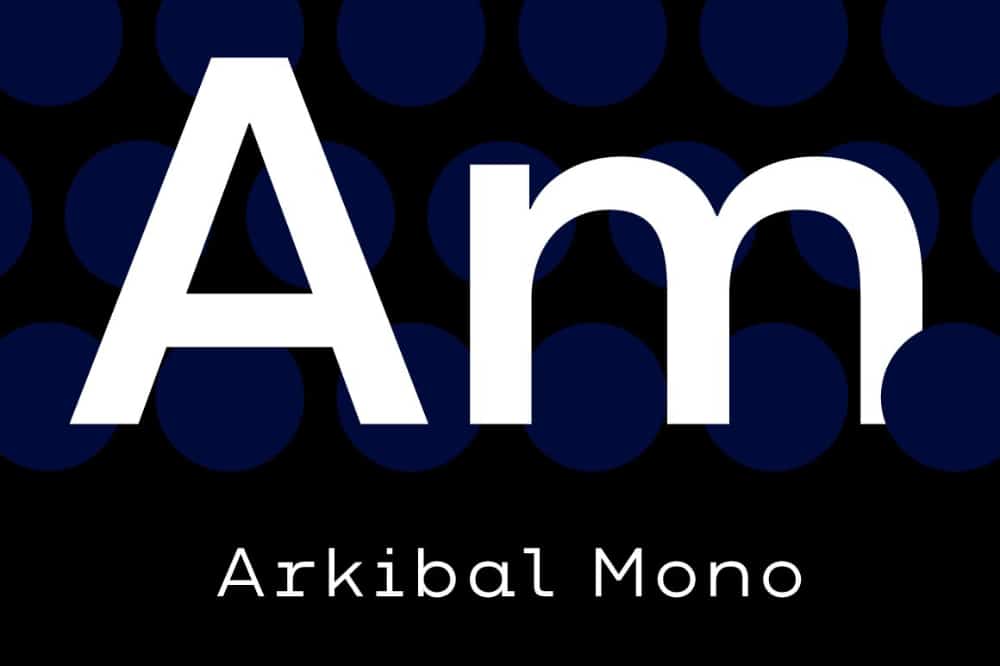 Newest Monospace Fonts that all designers must have: Akribal