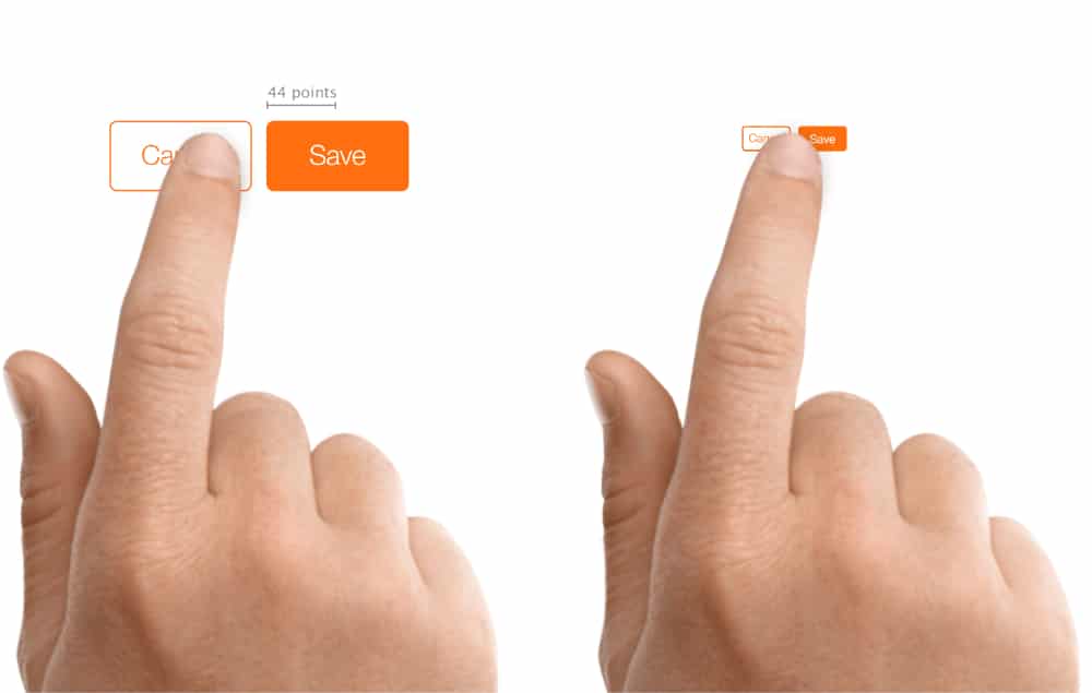 Common Mistakes Designers Make With Mobile Compatibility: Small Touch Targets