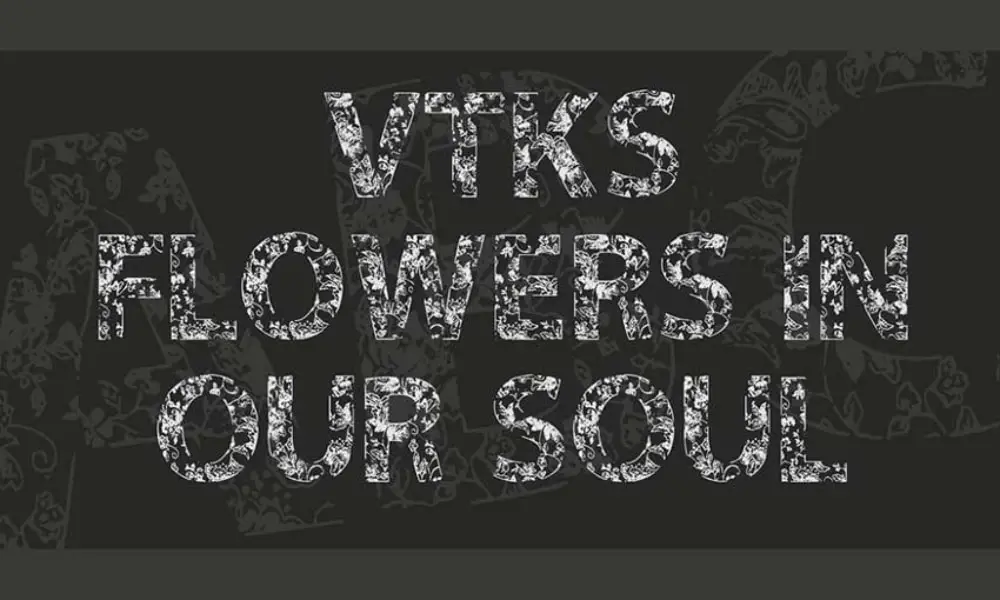 18 Creative Fonts Inspired by Nature: VTKS Flowers in Our Soul