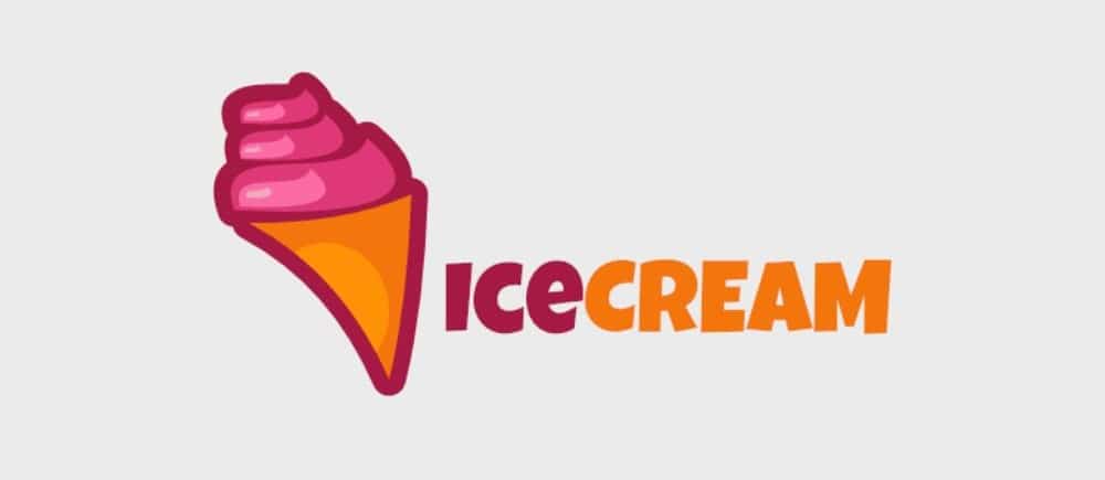 Free Highly Useful Food Logo Templates: IceCream Logo