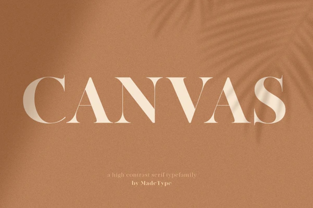 Free Strong Fonts for Website Headers: Made Canvas