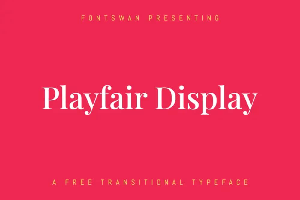 Best Fonts to Use for Digital Media: Playfair Display
